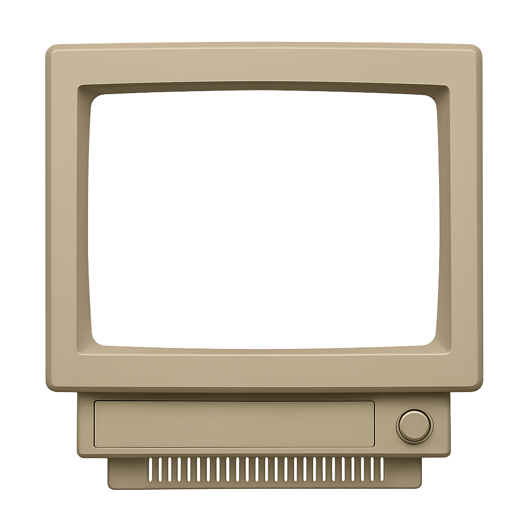 CRT monitor frame